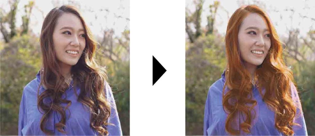 Picsartで髪の毛の色を変える方法 髪の毛を染める ただデザ