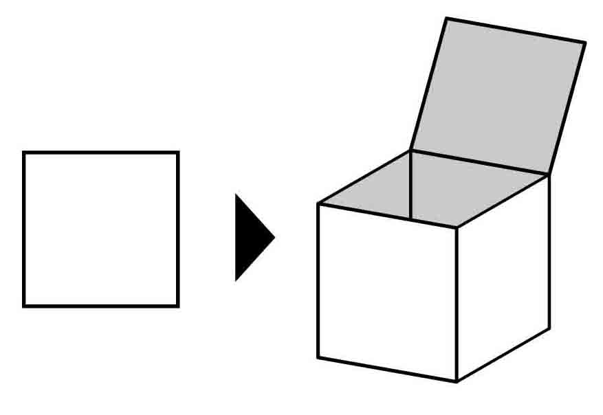 Illustratorでオブジェクトに簡単にパースをつける方法 ただデザ