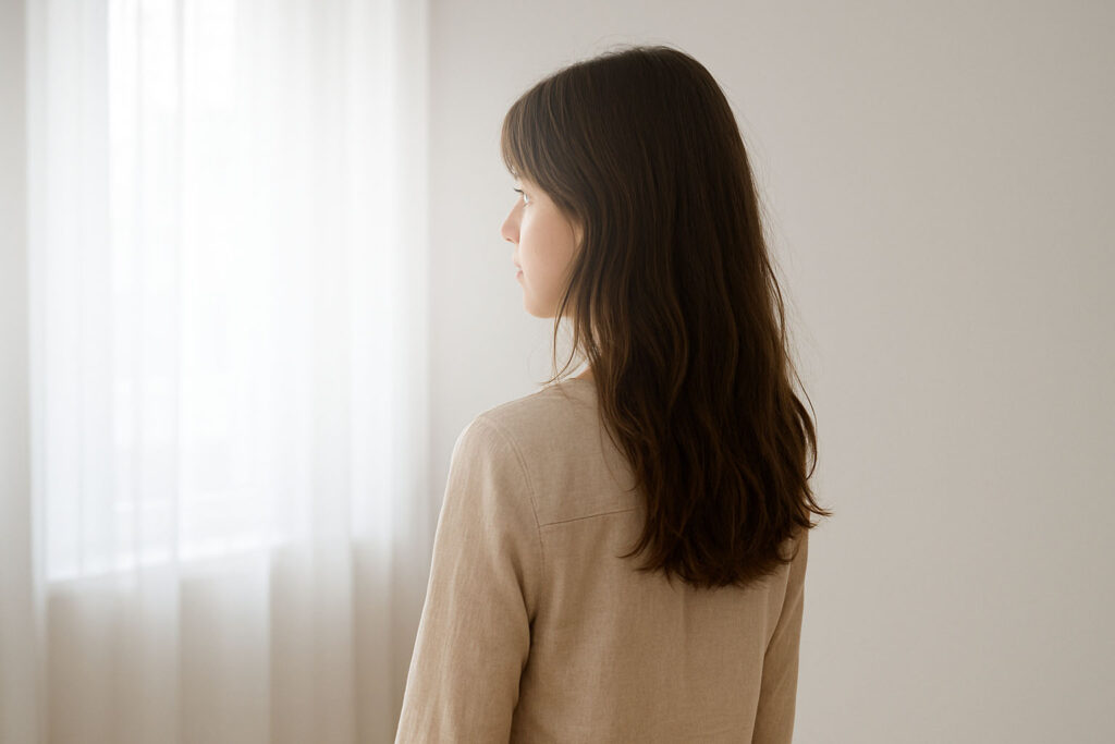 Photoshopで白い円にガウスぼかしを適用し、光のふんわり感を演出した画像